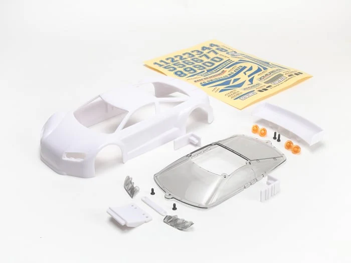 JR-GT01 Mini-Z MR-03 Hard Body Set (WHITE) (98mm) [Jomurema] JOM280354
