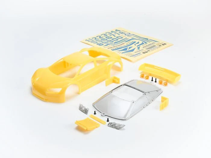 JR-GT01 Mini-Z MR-03 Hard Body Set (YELLOW) (98mm) [Jomurema] JOM280355