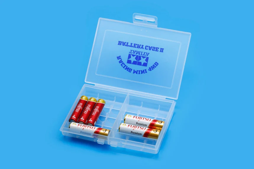 JR MINI 4WD BATTERY CASE 2 (10 AA-AAA Holder) [Tamiya] 15521 - Image 2