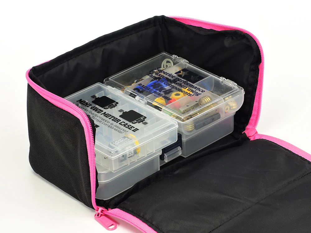 Jr Mini 4Wd Compact Bag (Perfect fit for 15460, 15505 15163) - Black 190x120x115mm [Tamiya] 95668 - Image 2