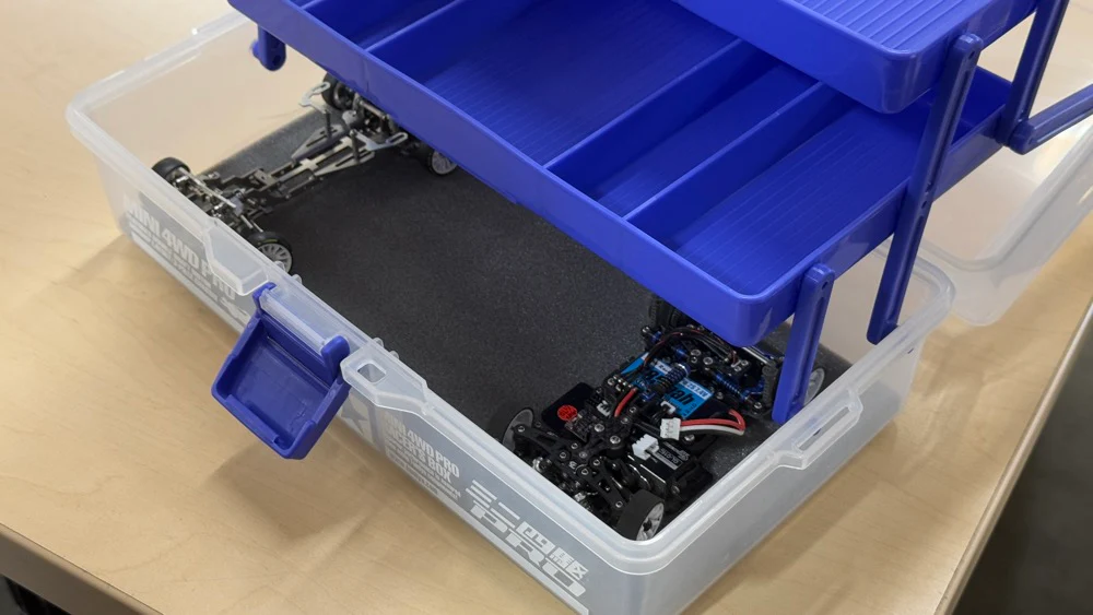 JR Mini 4Wd Pro Racers Box (Tool Box Case Perfect for 1-28 / 1-24) [Tamiya] 15354 - Image 5
