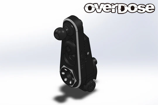 JT Aluminum Direct Servo Horn Type-2 (Futaba 25T) GALM - BLACK PURPLE RED [OVERDOSE] OD3887 OD3888 OD3889 - Image 5