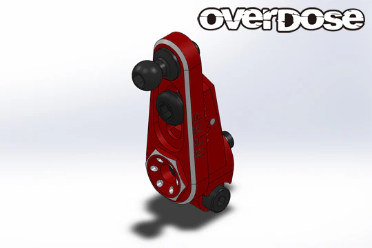 JT Aluminum Direct Servo Horn Type-2 (Futaba 25T) GALM - BLACK PURPLE RED [OVERDOSE] OD3887 OD3888 OD3889 - Image 6