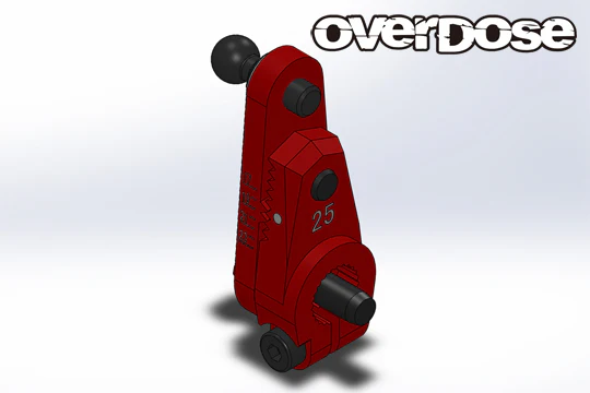 JT Aluminum Direct Servo Horn Type-2 (Futaba 25T) GALM - BLACK PURPLE RED [OVERDOSE] OD3887 OD3888 OD3889 - Image 8