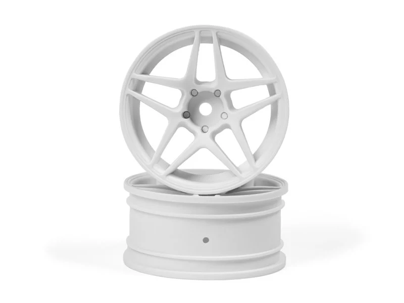 Kansei Astro Wheels White 6mm Offset 1-10 Rims [HPI] 160949 - Image 3