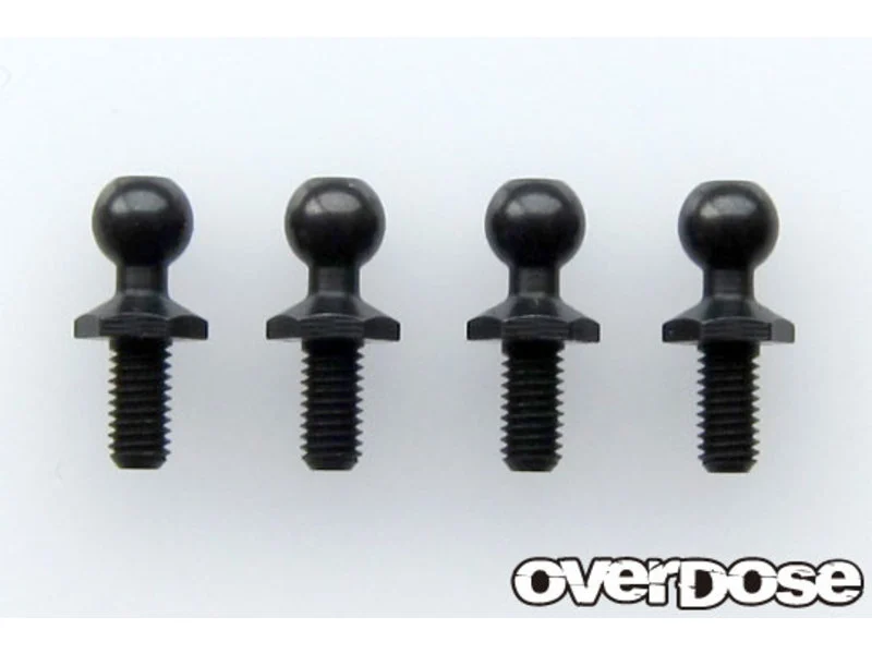 King Pin Ball Stud φ4.8mm x 6mm (4pcs) for GALM and YD2 [OVERDOSE] OD2259b