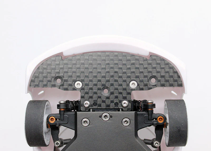 Kyosho 720S Carbon Fiber Bumper and Clip Set [Reflex Racing] RX556 - Image 2