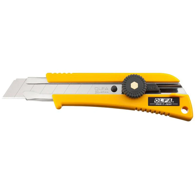 L-2 18mm Heavy Duty Utility Knife - Made in Japan [OLFA] OLFAL-2