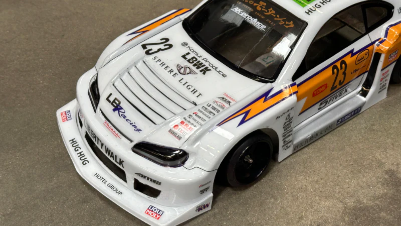 LBWK Nissan S15 LB-Super Silhouette Widebody Silvia 1-10 Body Set [Quality RC] QRC-215 - Image 4