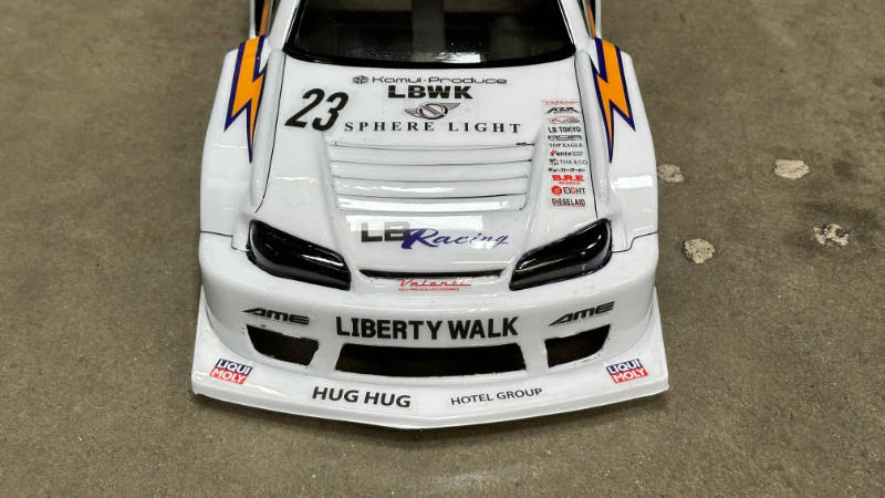 LBWK Nissan S15 LB-Super Silhouette Widebody Silvia 1-10 Body Set [Quality RC] QRC-215 - Image 8