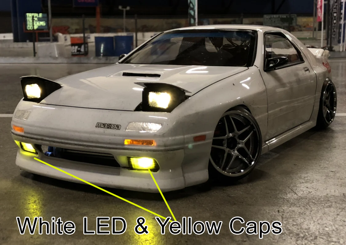 LED Bulb Cover Caps Diffusers (Change Color Tint-Hue) 5mm [Eagle] - Image 10