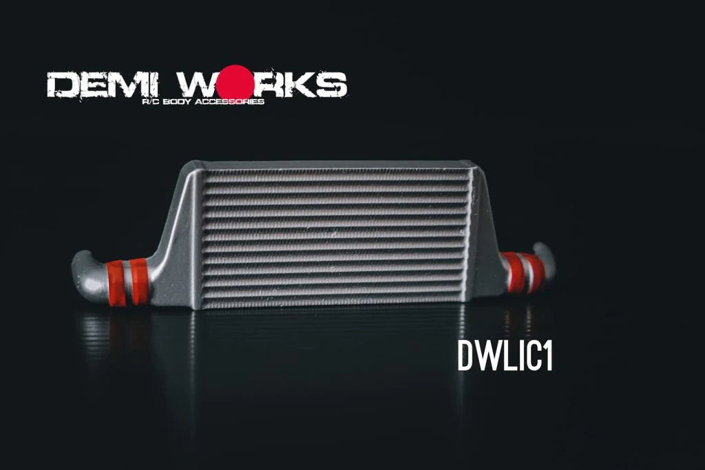 LEXAN SCALE INTERCOOLER TYPE 1 – (CLEAR) LIGHTWEIGHT [Demi Works] DWLIC1