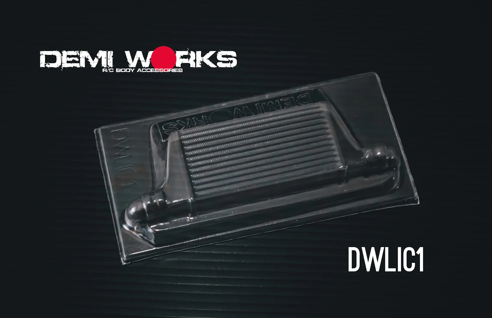 LEXAN SCALE INTERCOOLER TYPE 1 – (CLEAR) LIGHTWEIGHT [Demi Works] DWLIC1 - Image 2