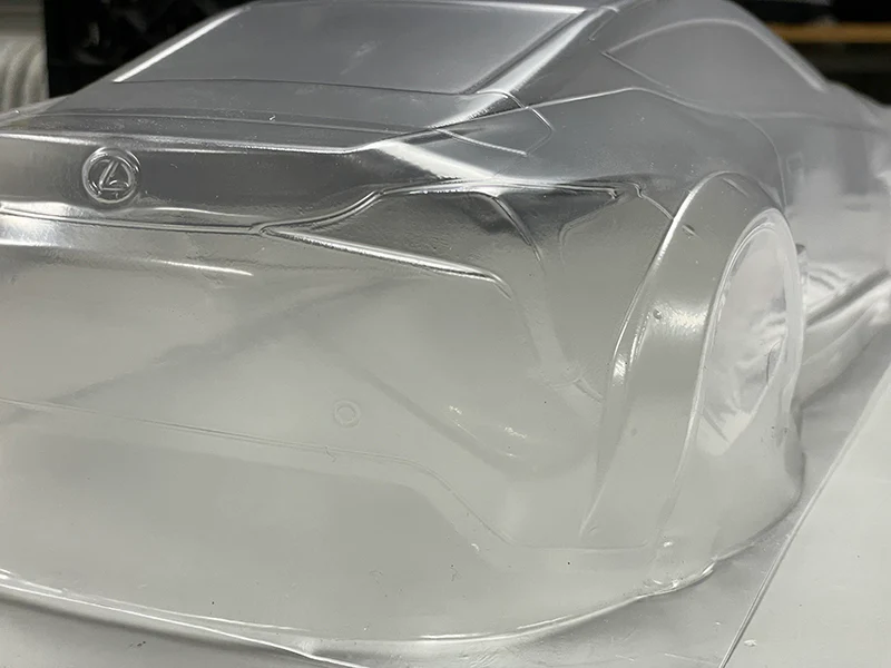 Lexus LC500 LBWK Liberty Walk 200mm MOLDED ON 1-10  Body Shell [Quality RC] QRC-LC500-LBWK - Image 5