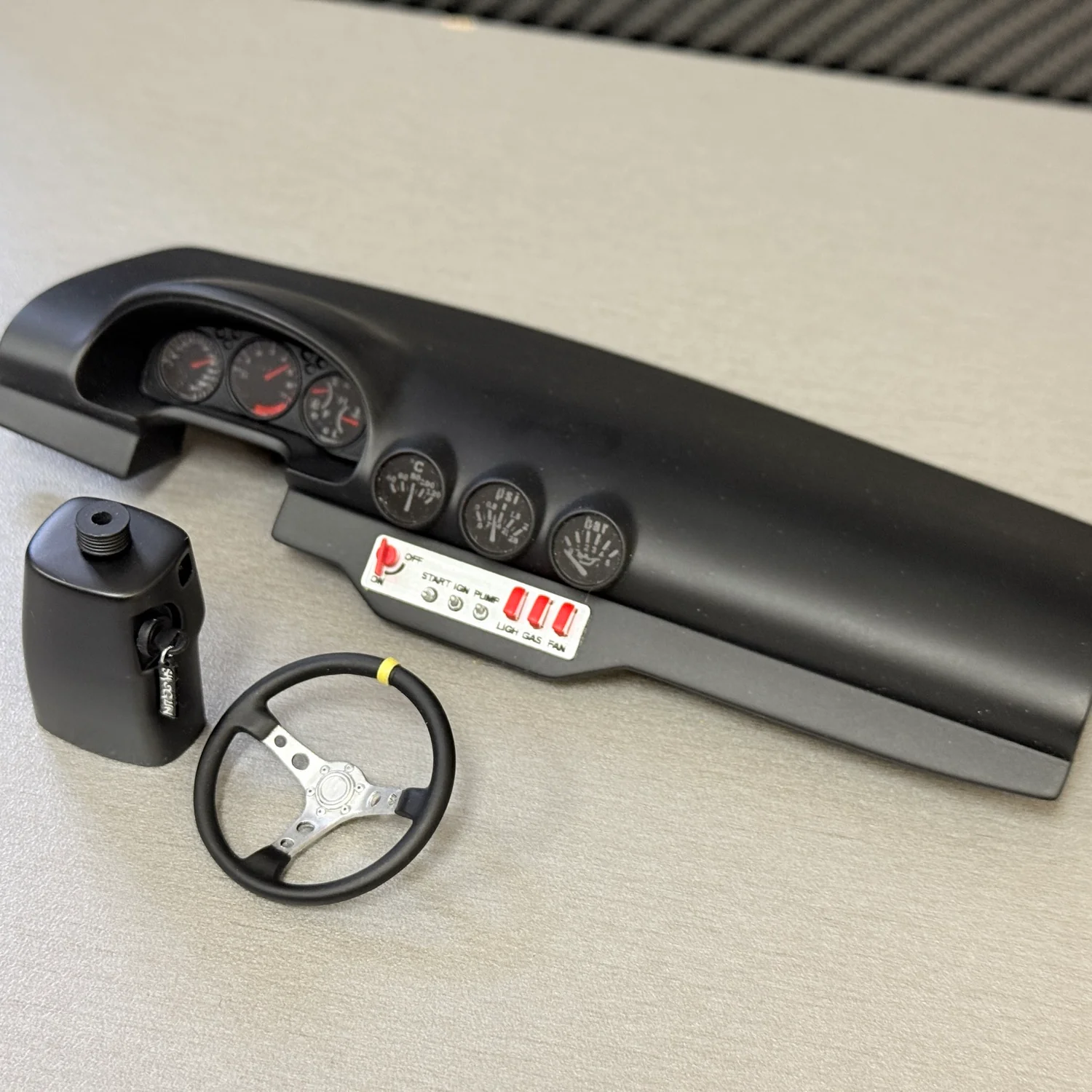 LHD (Analog Cluster) Dash Kit Realistic Scale 1-10 [Shogun Workshop] LHD-DASH-AN - Image 6