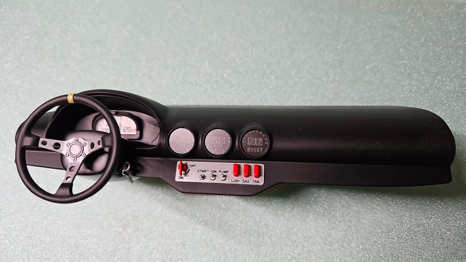 LHD (Digital Cluster) Dash Kit Realistic Scale 1-10 [Shogun Workshop] LHD-DASH-DI