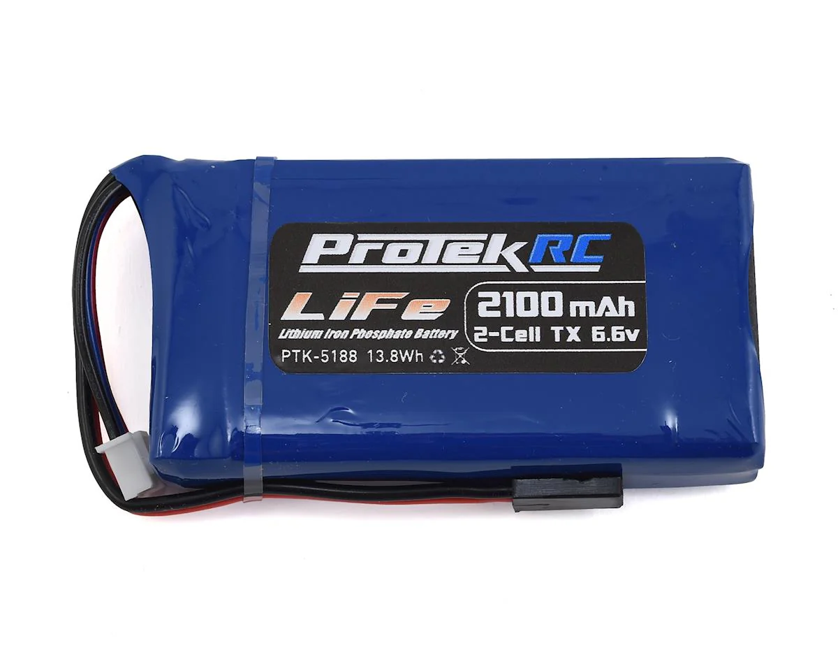 LiFe Futaba Transmitter Battery Pack (6.6V-2100mAh) (4PV, 10PX, 7PX 3PV) [ProTek] PTK-5188