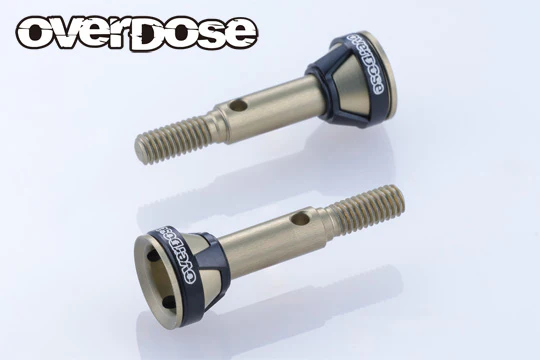 PREORDER: Light Weight Aluminum Rear Axle Shaft (For Galm ver2) (RED PURPLE BLACK) [Overdose] OD3982 OD3981 OD3980 - Image 2