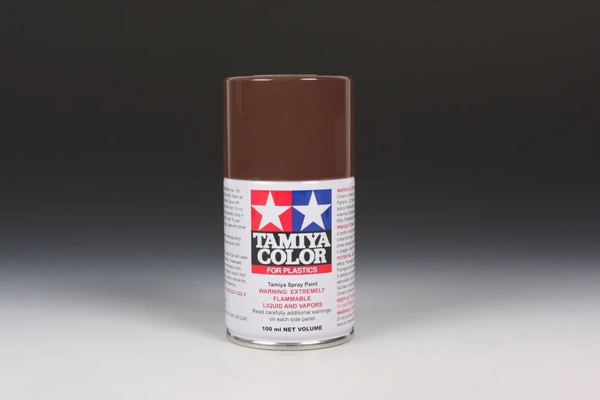 LINOLEUM DECK BROWN - Lacquer Spray Paint 100ml (For Plastic Models) TS-69 [Tamiya] 85069