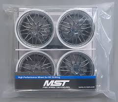 LM Mesh (Gun Metal Metallic) BBS Style Adjustable Offset 1-10 Rims (4-Pack) [MST] 832102SBK - Image 2