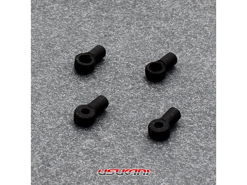 Long Rod End (4pcs) for 1/24 Hydraulic Shocks [Usukani] MINIS-18