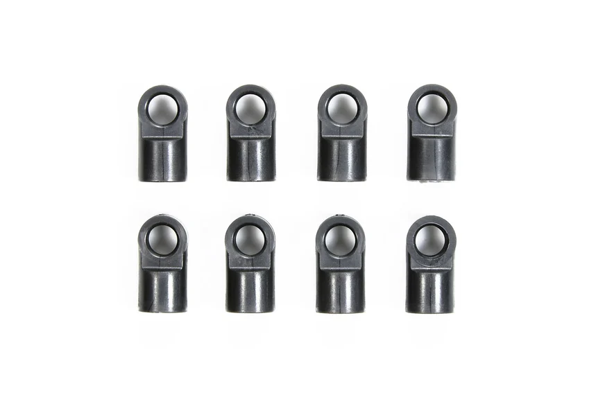 Low Friction - SHORT Ball Cups - 5mm Adjusters 8pc [Tamiya] 54489