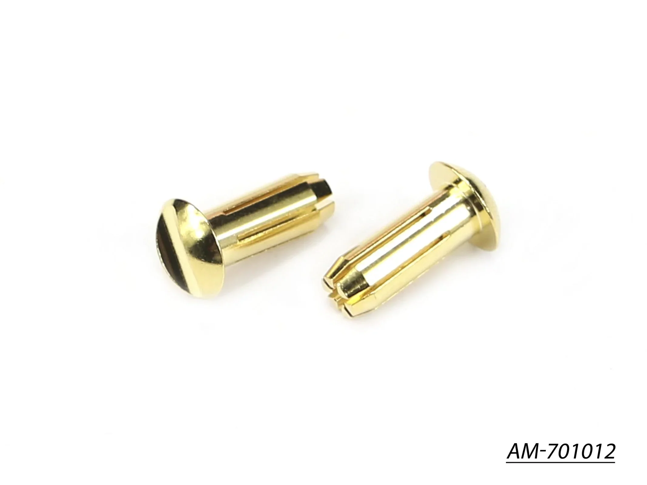 Low Profile 5mm Connector 24K (2pc) Bullets for Battery Pack [Arrowmax] AM-701012