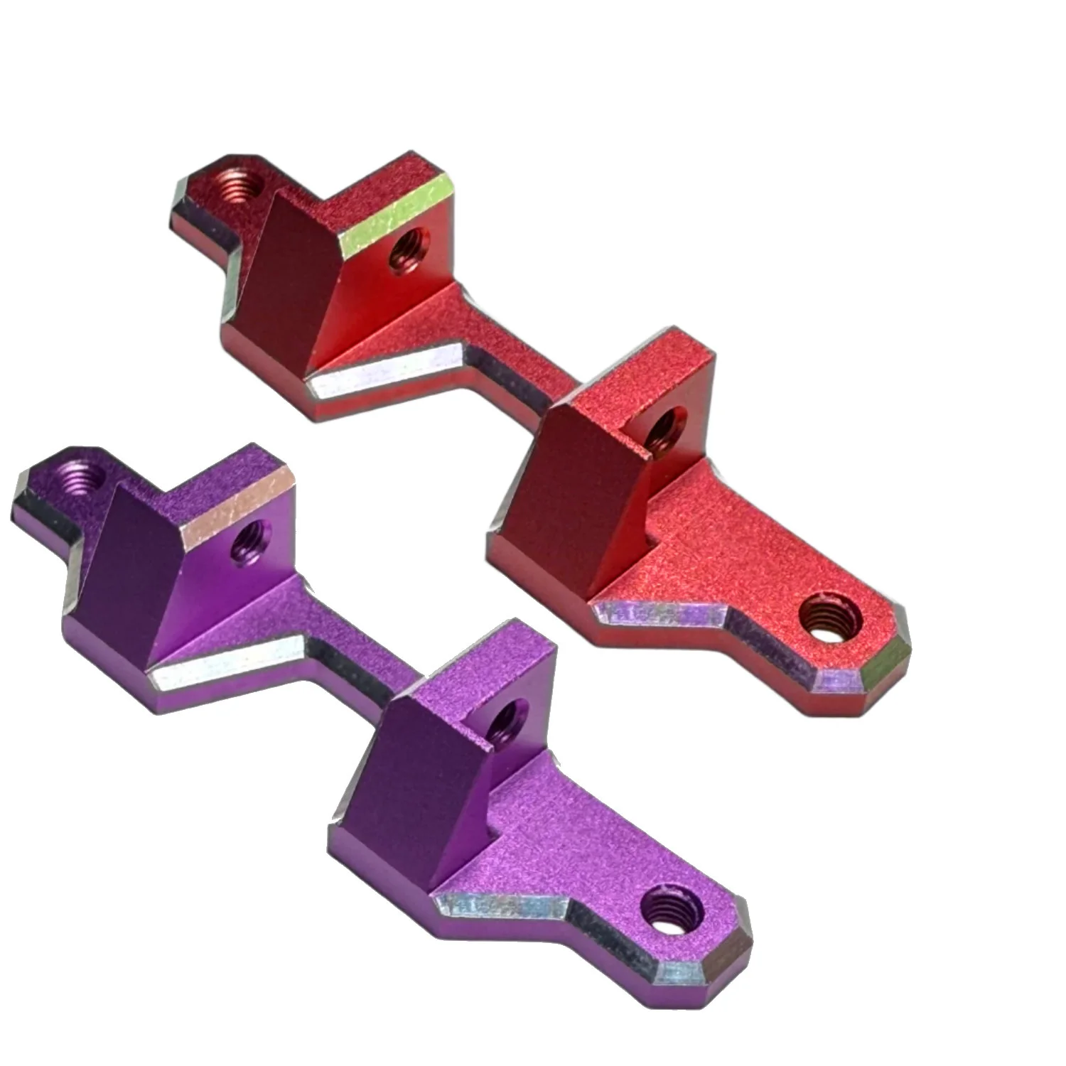 Lower Mounting Bracket - DDSS - SHARK (RED BLACK PURPLE) [Rhino Racing] RR-753