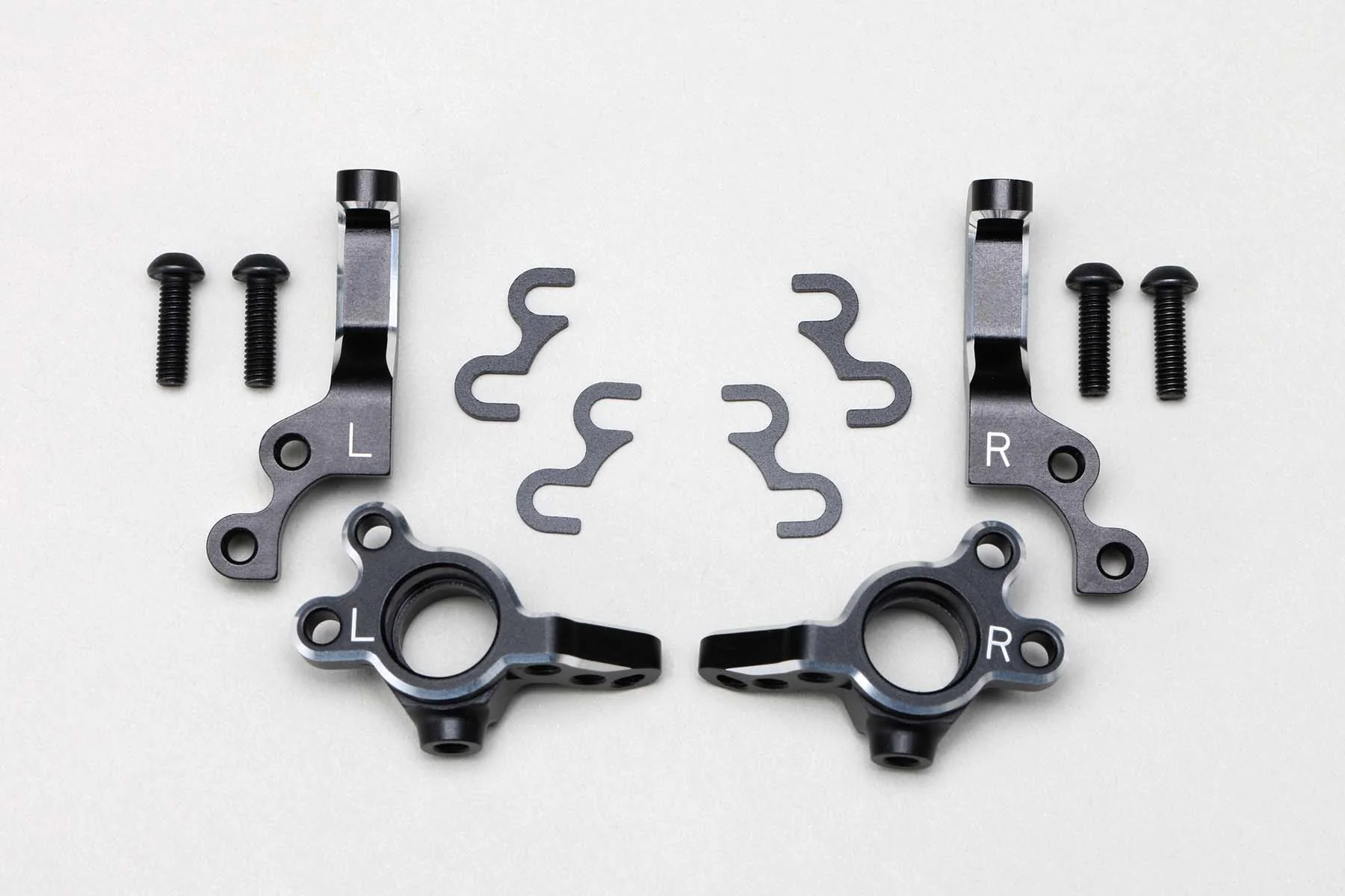 LTS SD1.0 LOAD TRANSFER HIGH Aluminum Lightweight Front Steering Block (Variable Kingpin Angle) Knuckles YD2 YD-2 [Yokomo] Y2-415SALL - Image 2
