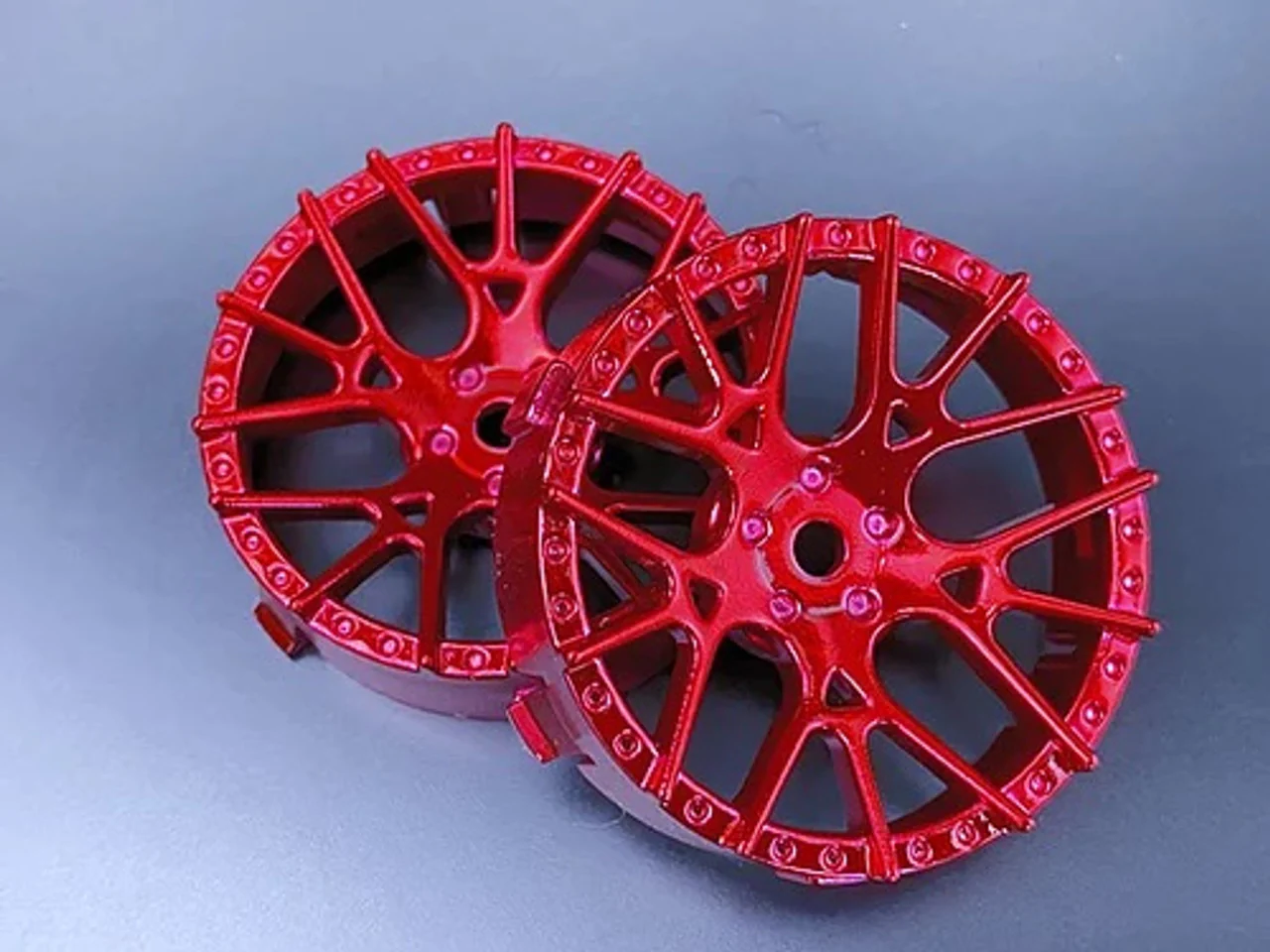 LYCORIS (mesh) Metallic RED FACE DISC for Super-Rim (2 pc) [Tetsujin] TT-8023