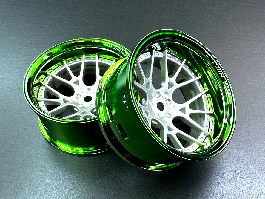 Lycoris (Silver - Green Lip) RIM02 Super-Rim Set (Adjustable Offset 6, 9, 12) [Tetsujin] TT-8557