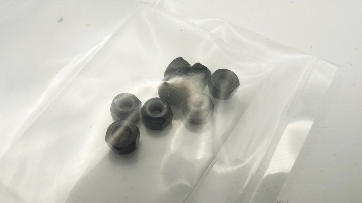 M3 NUTS (NYLOCK) - Aluminum (8-Pack) RED PURPLE BLACK BLUE [Scale Reflex] 814100 814120 814130 814140 - Image 5