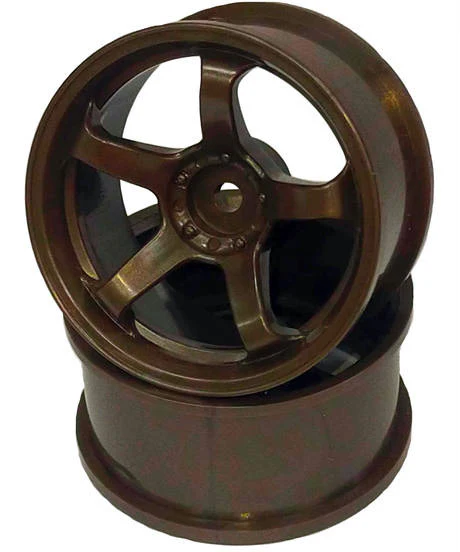 M5 SPOKE WHEEL MATTE BRONZE 6mm - 8mm  [TOPLINE] EW-0106BR EW-0108BR