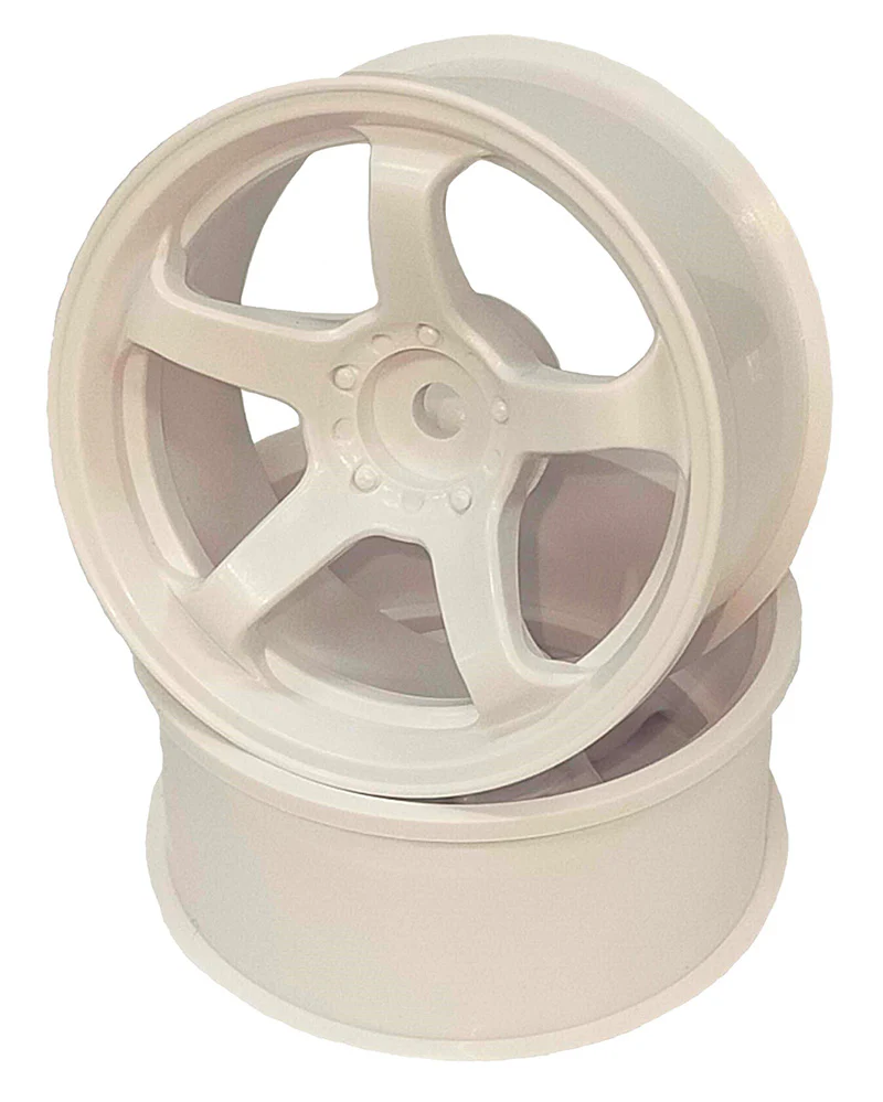 M5 SPOKE WHEEL WHITE 6mm - 8mm  [TOPLINE] EW-0106WH EW-0108WH
