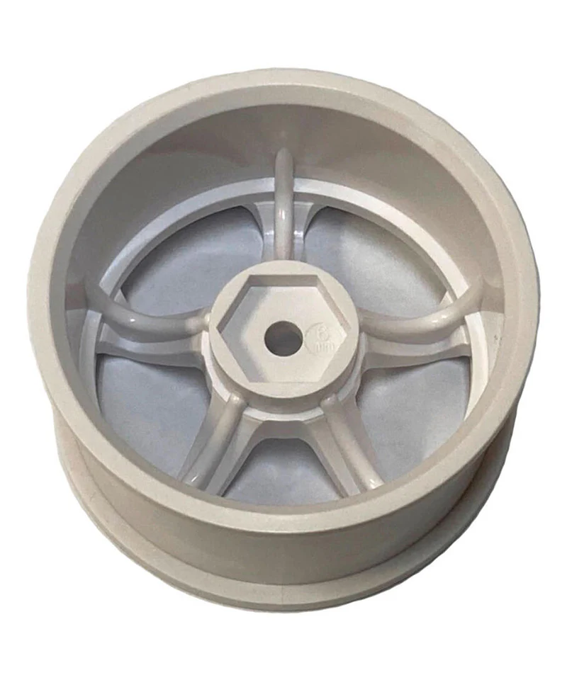 M5 SPOKE WHEEL WHITE 6mm - 8mm  [TOPLINE] EW-0106WH EW-0108WH - Image 2
