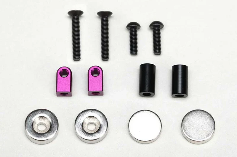 Magnetic Body Mounts - FRONT (RD SD YD-2) BLACK RED PURPLE BLUE [Yokomo] ZS-016MGF ZS-016MGFBL ZS-016MGFP  ZS-016MGFR - Image 5