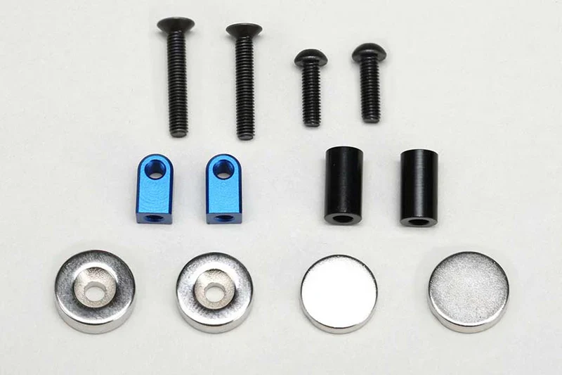 Magnetic Body Mounts - FRONT (RD SD YD-2) BLACK RED PURPLE BLUE [Yokomo] ZS-016MGF ZS-016MGFBL ZS-016MGFP  ZS-016MGFR - Image 6