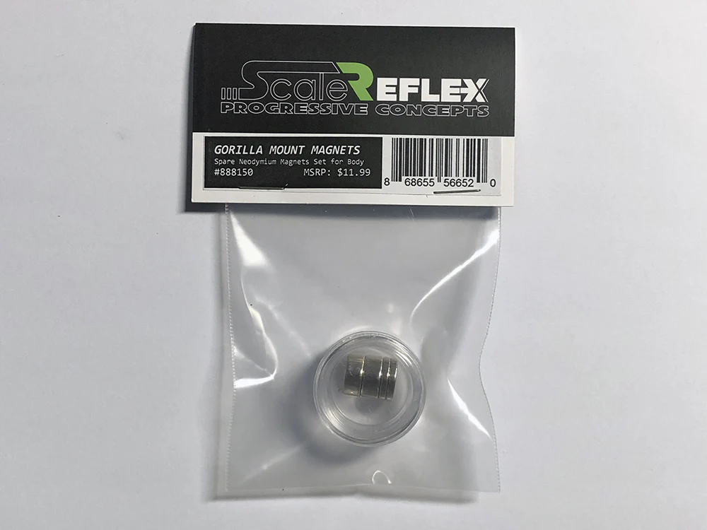 MAGNETS SET (FRONT&REAR) FOR Gorilla Stealth Magnet (4PC) *ULTRA STRONG* [Scale Reflex] 888150