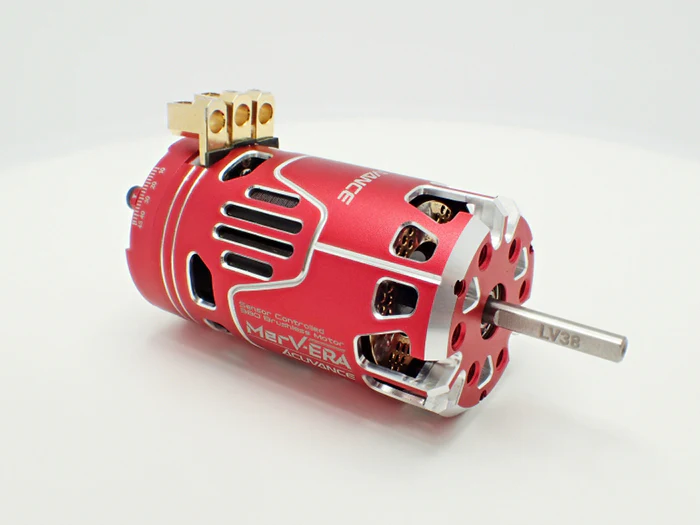 MerV-ERA 380 Brushless Motor for 1-10 RC CAR - 13.5T 10.5T - Black Red Purple [Acuvance] - Image 4