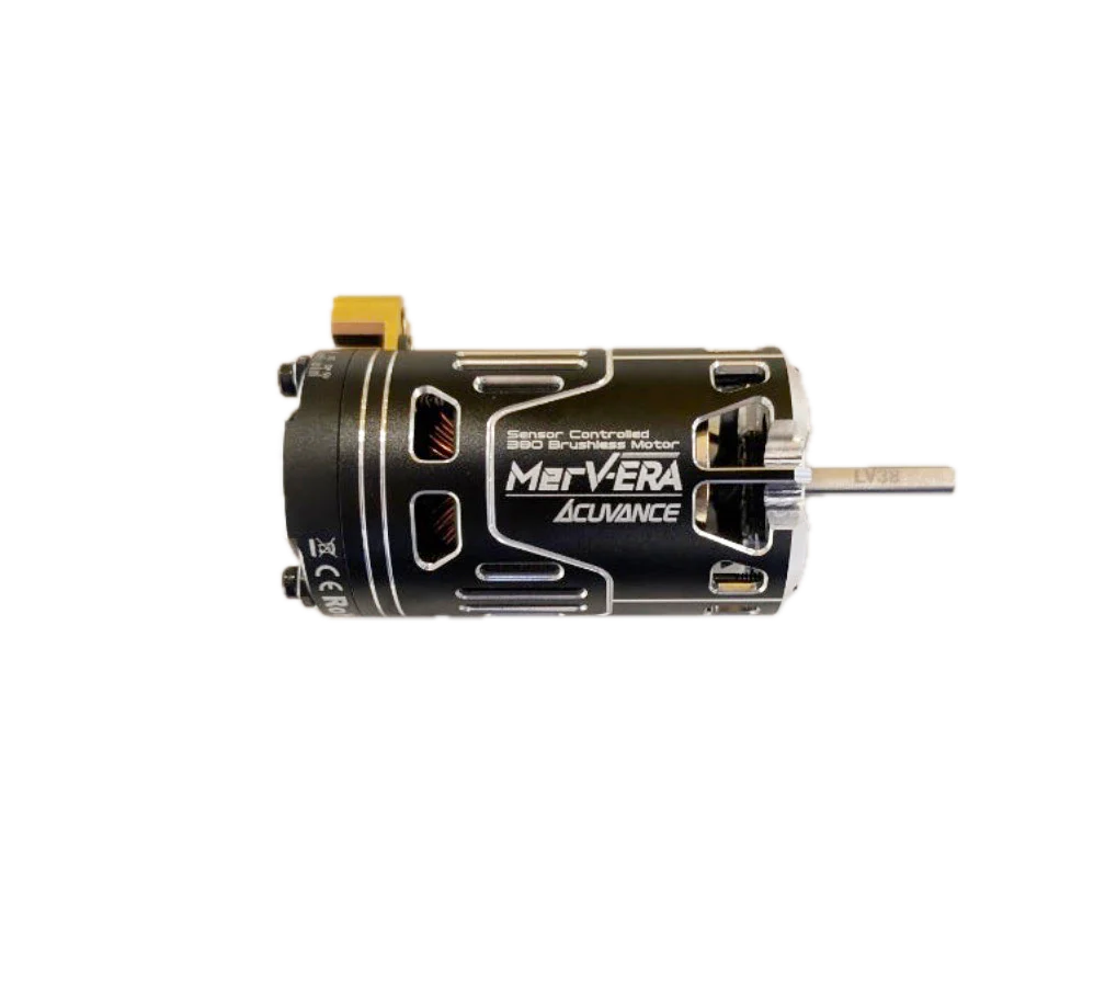 MerV-ERA 380 Brushless Motor for 1-10 RC CAR - 13.5T 10.5T - Black Red Purple [Acuvance] - Image 5