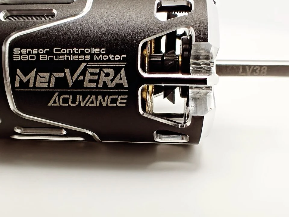 MerV-ERA 380 Brushless Motor for 1-10 RC CAR - 13.5T 10.5T - Black Red Purple [Acuvance] - Image 7