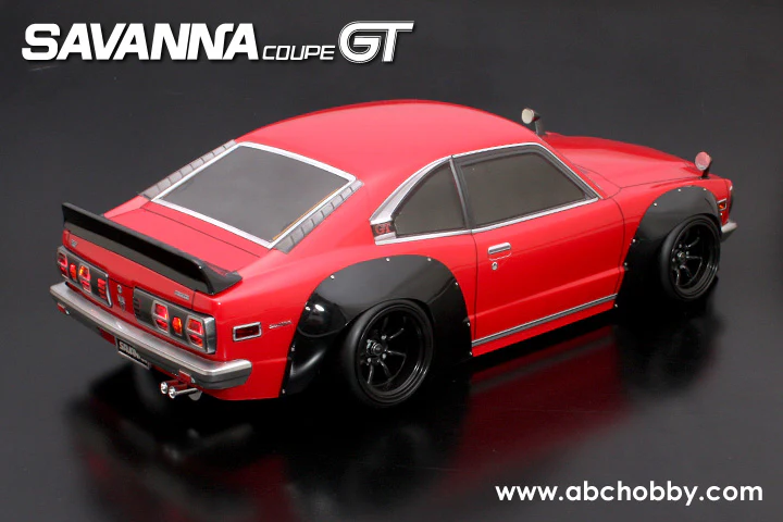 Mazda RX-3 Savanna GT (WIDE BODY) w FLARES 1-10 Body Set RX3 [ABC Hobby] 67160 - Image 2