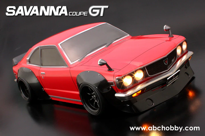 Mazda RX-3 Savanna GT (WIDE BODY) w FLARES 1-10 Body Set RX3 [ABC Hobby] 67160 - Image 3