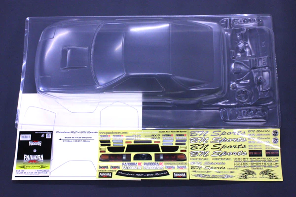 Mazda RX-7 FC3S BN-Sport FC 1-10 RX7 Body Set [Pandora] PAB-3160 - Image 4