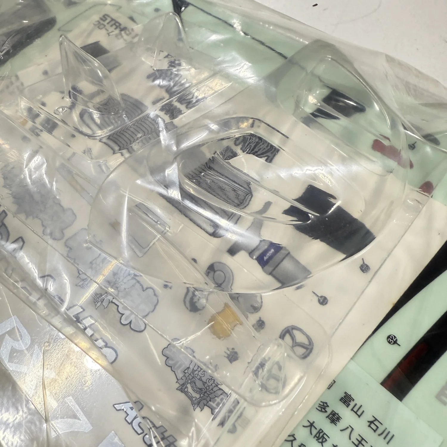 Mazda RX-7 FD3S Aero Version Wing, Wing Stands 1-10 Body Set *Discontinued NOS* [Active Hobby] STR051 - Image 7