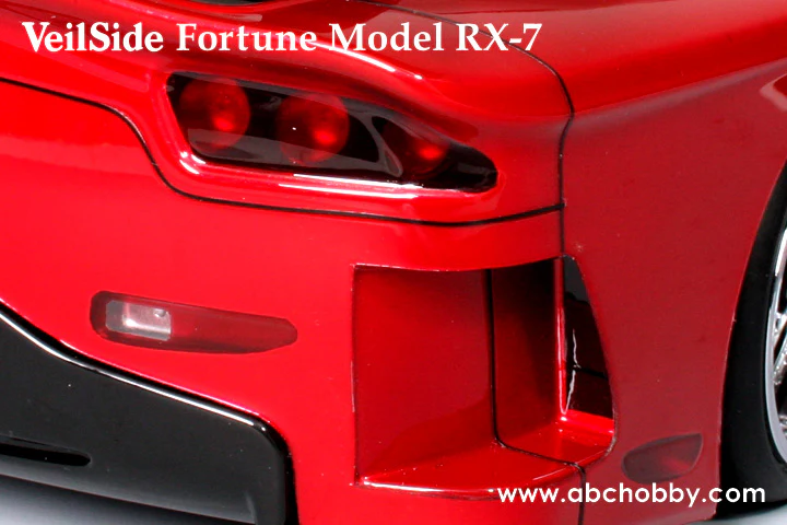 Mazda RX-7 FD3S VEILSIDE FORTUNE 1-10 Body Set (195mm-210mm) [ABC Hobby] 67143 - Image 6