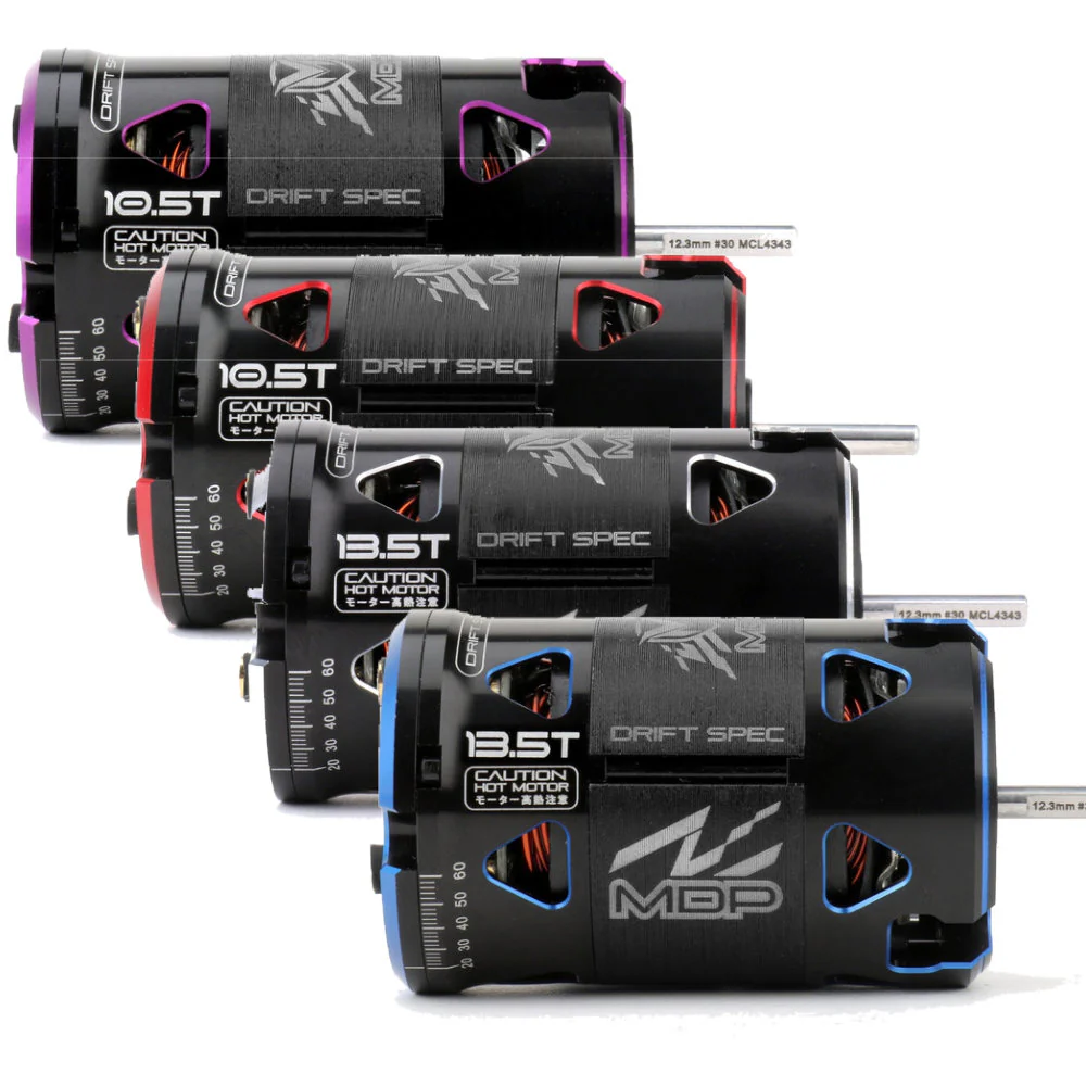 MDP Drift Performance 10.5 / 13.5 (Blue Black Red Purple) DRIFT Brushless Sensored MOTOR [Maclan]