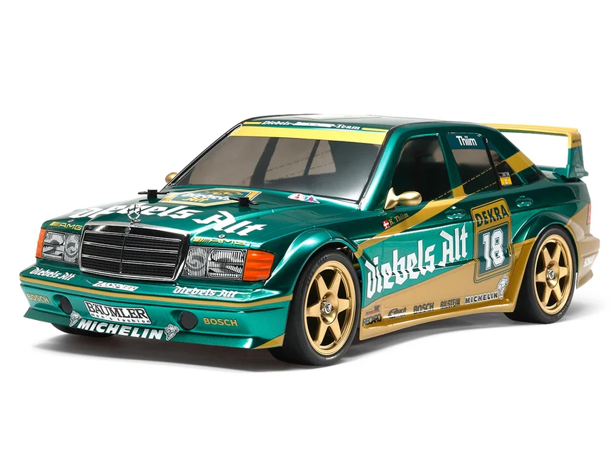 Mercedes Benz 190E Wing, Grill and Side Mirrors (H/J Parts: 50465) [Tamiya] 19005378 - Image 2