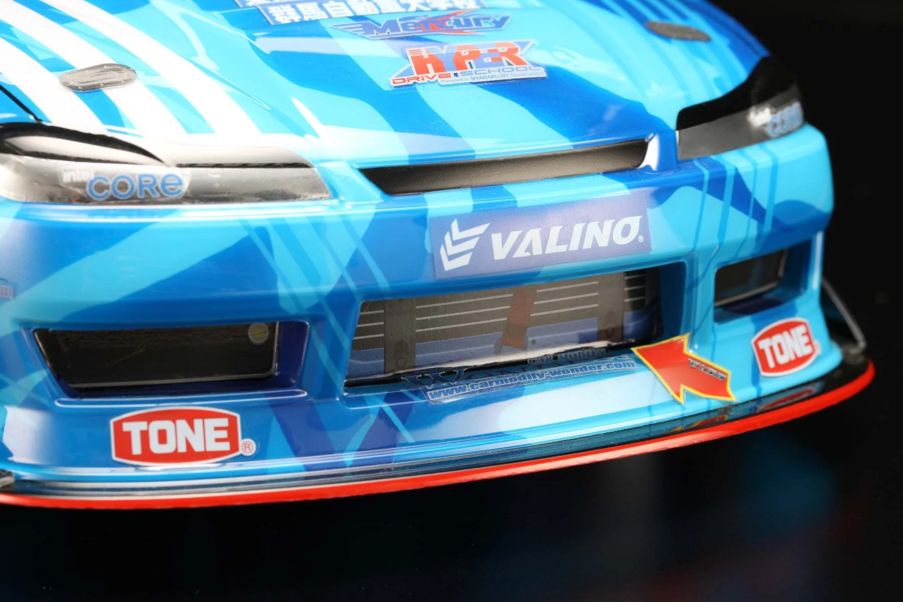 MERCURY SAYAKA Spl. NISSAN S15 SILVIA Drift 1-10 Body Set [Yokomo] SD-MS15B - Image 5