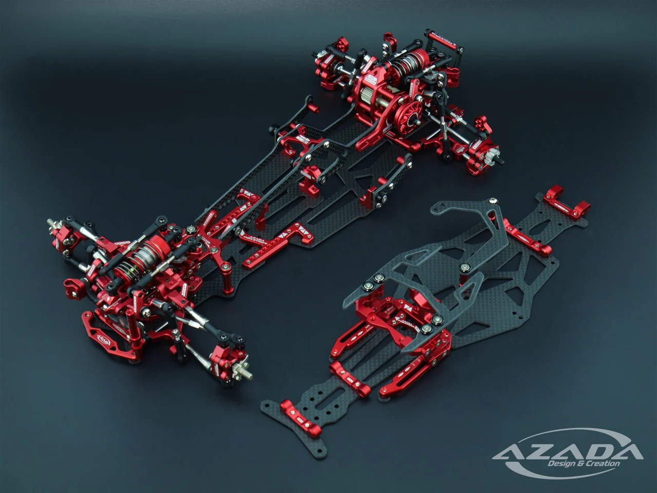 DISCONTINUED: MERLIN 1/10 R/C RWD Competition Drift Car Chassis (Decoupled Suspension System) [Azada] - Image 14
